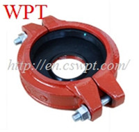 flexbile reducing/reducer coupling ductile iron grooved couplings and pipe fittings for fire fighting