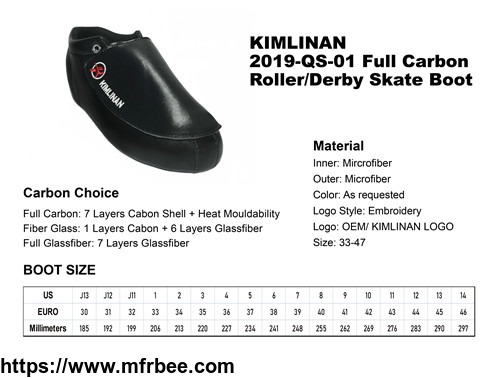 2020_high_quality_kimlinan_2019_qs_01_full_carbon_roller_derby_skate_boot