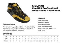 more images of 2020 KIMLINAN Kim-H23 Professional Inline Speed Skate Boot manufacture