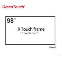 GreenTouch ir touch frame,custom-made multi touch screen kit,Customized infrared touch overlay 98 inch