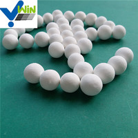 Alumina oxide filler ball catalyst carrier