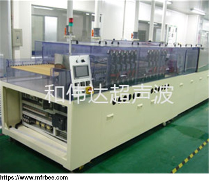 horizontal_magnetic_drive_flat_pass_glass_circuit_board_cleaning_and_drying_machine_line