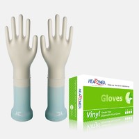 Clear Vinyl  Powder free Gloves