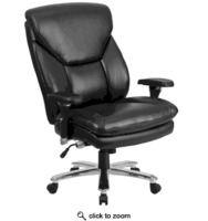 Big & Tall Chair for Use 24/7 with Lumbar Support Knob with Weight Capacity of 400 Lbs. | BEST PRICE SEATING