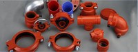 FM UL Ce Approved grooved end cap Wpt Grooved Connection Pipe Fittings for Fire Protection