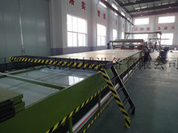 more images of FRP gel coat flat sheet production line