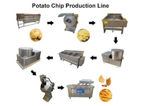 french fries production line