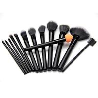Classical Wooden Handle Makeup Brush Set 12pcs