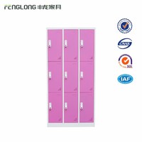modern 9 door steel almirah cabinet high quality storage locker