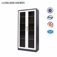 more images of Steel office furniture made in CHINA 2 glass door file cabinet