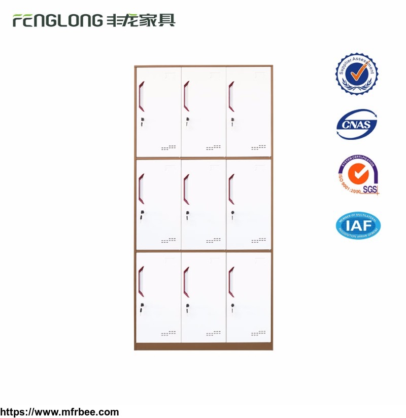 2017_new_design_9_door_steel_staff_locker_cabinet_gym_lockers