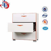 New office furniture 3 drawer steel wide lateral filing storage cabinet