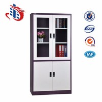 more images of High quality modern office furniture glass door metal file Cabinet