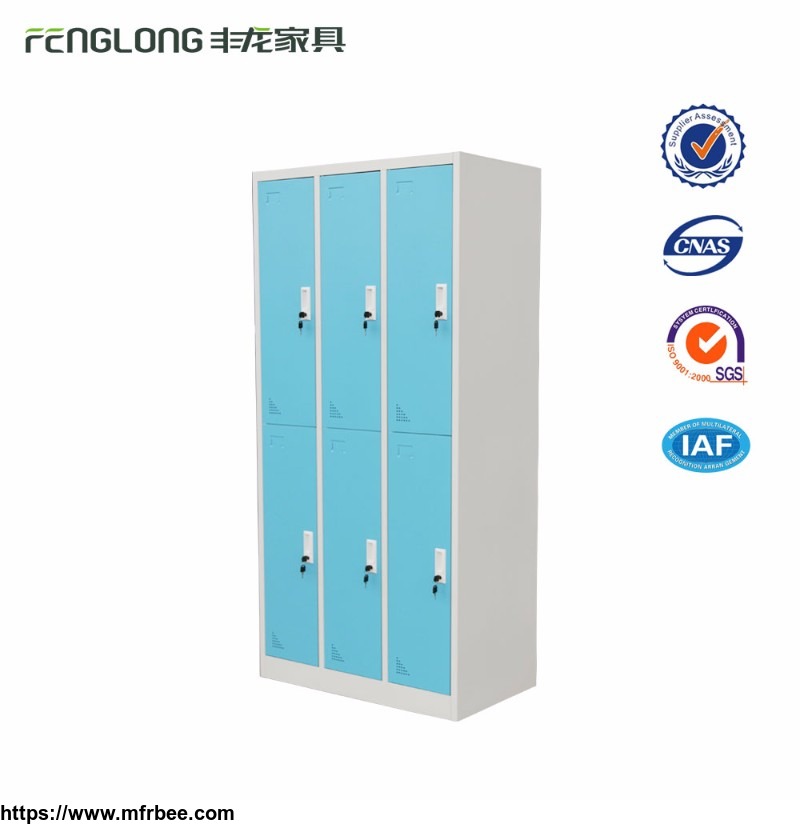colorful_vertical_6_door_digital_locker_steel_parcel_locker