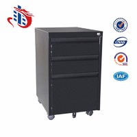 more images of Office Equipment A4 File Cabinet 3 Drawer Mobile Pedestal