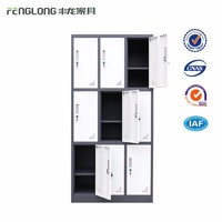 more images of Luoyang cheap Staff use 9 door steel cheap gym locker