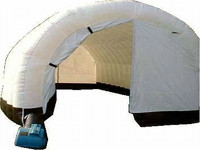 Inflatable tent exhibition