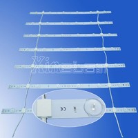 New Backlighting Solutions strip LED curtain for advertising light box