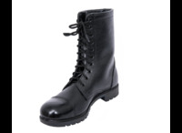 Black Lace Up Military Boots