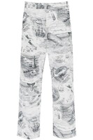 Thom Browne Cropped Pants With 'Nautical Toile' Motif