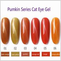 more images of 3D Cat Eye Soak Off Nail Gel Polish UV Gel Pumpkin Series Healthy Manicure