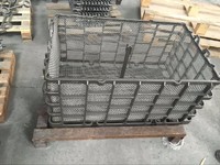 Casting basket for heat treatment furnace