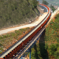 Good Quality Long-Distance Curved Belt Conveyor for Direct Sales