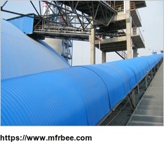 good_quality_fixed_rain_cover_of_color_plate_for_belt_conveyor