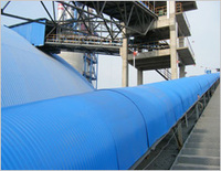 more images of Good-Quality Fixed Rain Cover of Color Plate for Belt Conveyor