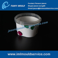 more images of 500g two cavities thin wall plastic cup injection moulds