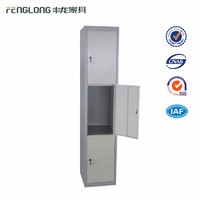 Factory direct sale 3 door small steel wardrobe lockers storage cabinets