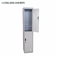 High quality vertical 2 door steel employee sports lockers steel shoe storage locker