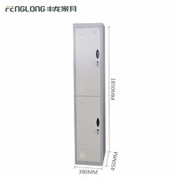 more images of High quality vertical 2 door steel employee sports lockers steel shoe storage locker