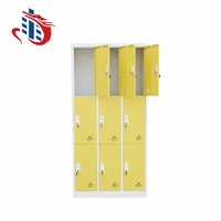 Cheap 9 door clothes storage steel locker clothes cabinet