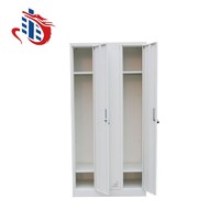 more images of Factory supply wholesale 3 door metal gym storage clothes locker
