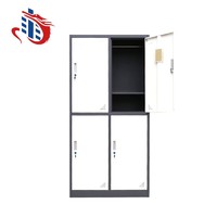 Home office furniture customized color godrej steel almirah designs cheap 4 door locker