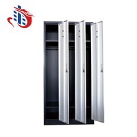 more images of locker hostel steel cabinet 3 door steel wardrobe