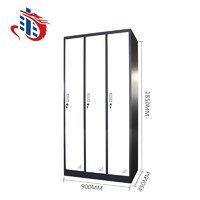 more images of locker hostel steel cabinet 3 door steel wardrobe