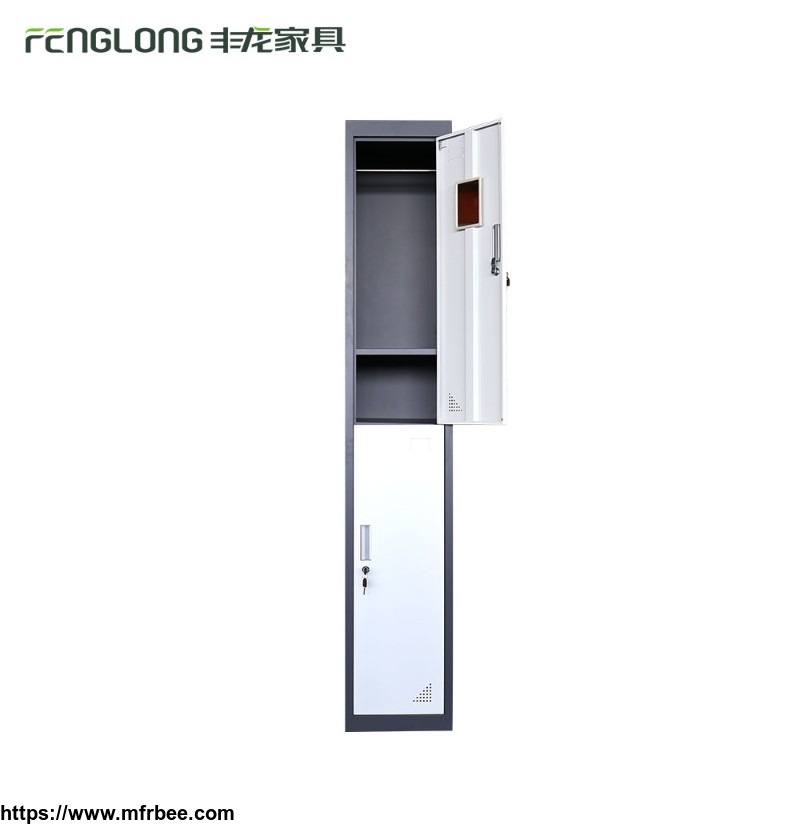 stainless_steel_2_doors_colorful_kd_structure_metal_wardrobe_design