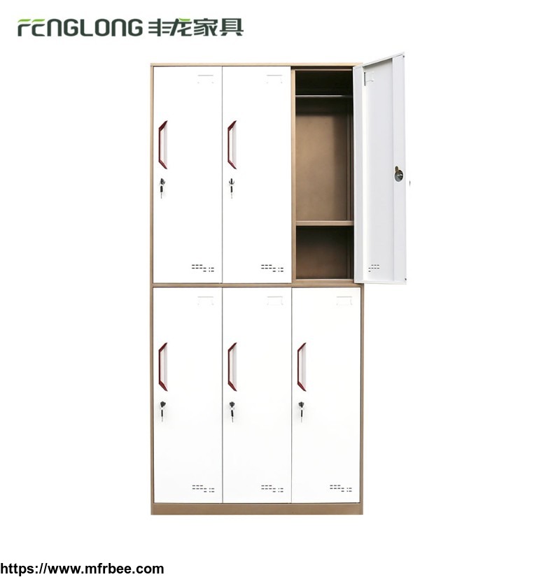 free_standing_hotel_almirah_2_floor_6_door_lateral_steel_wardrobe_closet