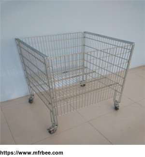 supermarket_shelves_sales_promotion_foldable_promotion_basket_with_castors