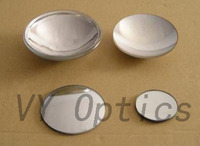 optical plano convex mirror/reflector with metallic coating