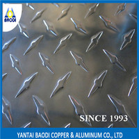 bright embossed anti-skid  aluminium diamond plate sheet for floor China supplier 1050,1060,1100,1200