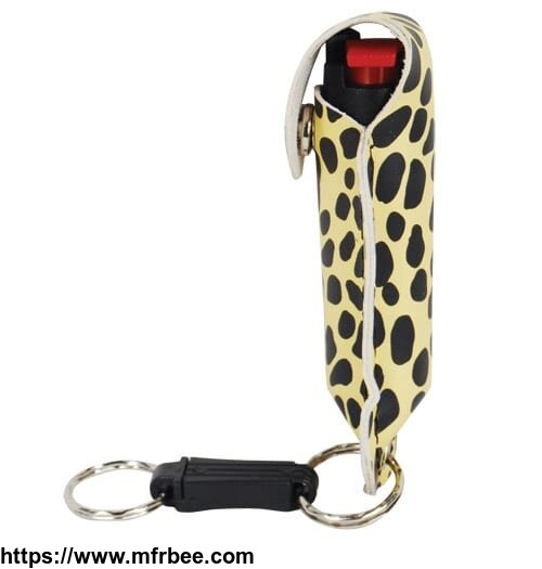 wildfire_1_2_oz_fashion_leatherette_holster_and_quick_release_key_chain_cheetah_black_yellow