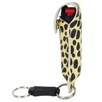 more images of Wildfire 1/2 oz fashion leatherette holster and Quick Release Key Chain cheetah black/yellow