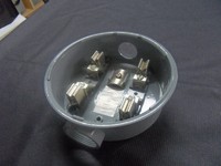 more images of Customized electric GYB 100A 4 Long Steel JAWS TERMINAL ROUND METER BASE SOCKETS with hub