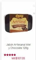 Jabón Artesanal Miel y Chocolate 128g