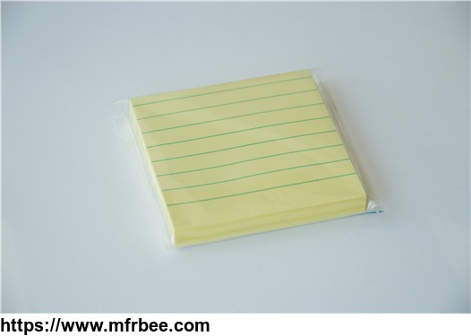 3_inch_pastel_yellow_printed_sticky_notes_with_line