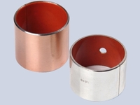 Steel backing self-lubricating bearing