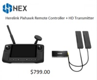 more images of Herelink Pixhawk Remote Controller + HD Transmitter